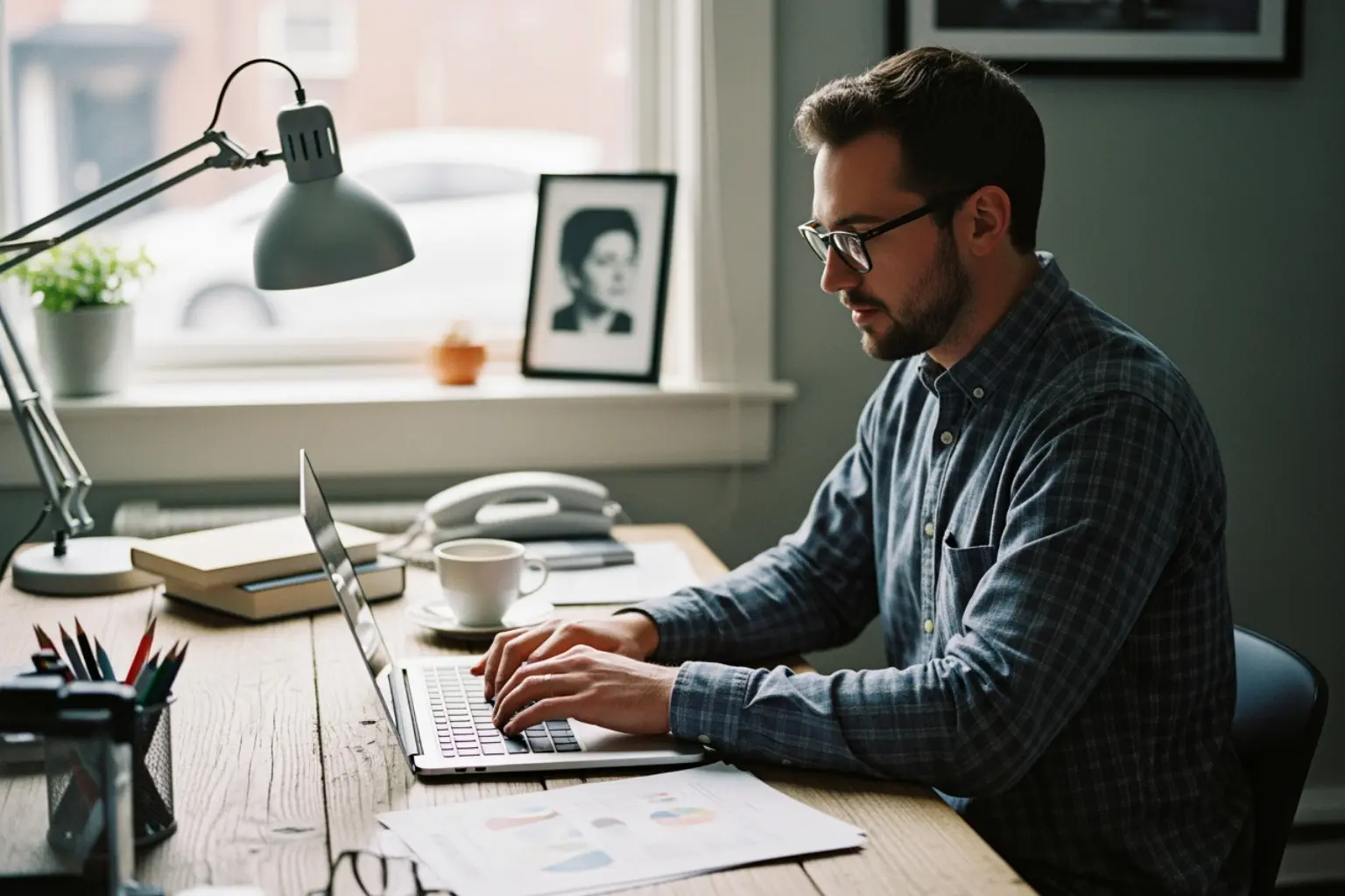 organic first marketing strategy small business owner working - organic first marketing strategy